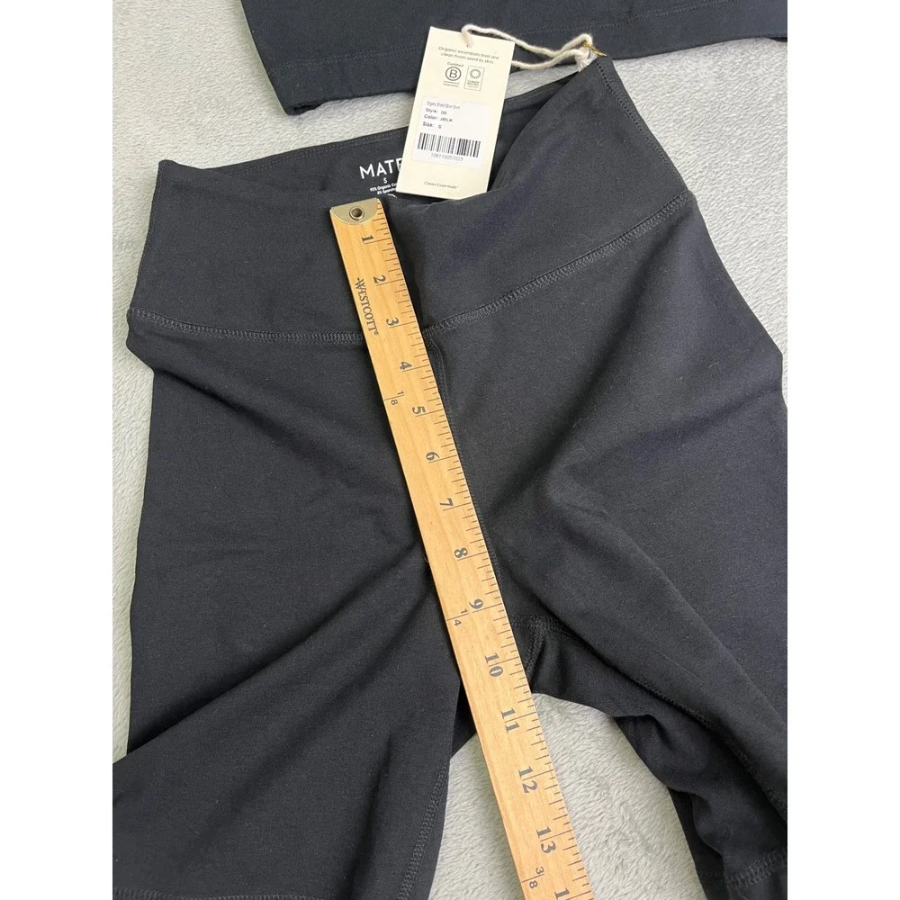 MATE The Label Organic Biker Shorts & Sports Bra Set Activewear Size S - Picture 5 of 12